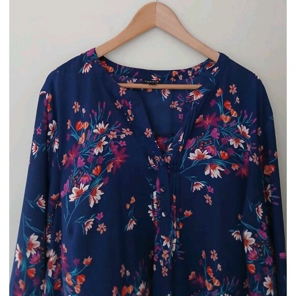 Torrid Floral Peasant Blouse - Picture 2 of 10